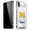 University of Michigan White Jersey iPhone XR Clear Case