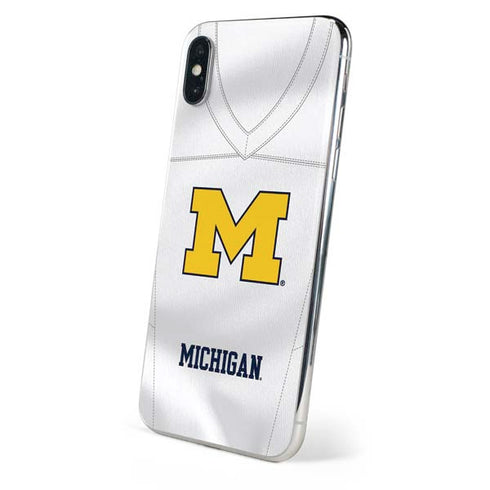 University of Michigan White Jersey iPhone XS Max Skin