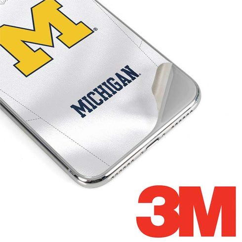 University of Michigan White Jersey iPhone XS Max Skin