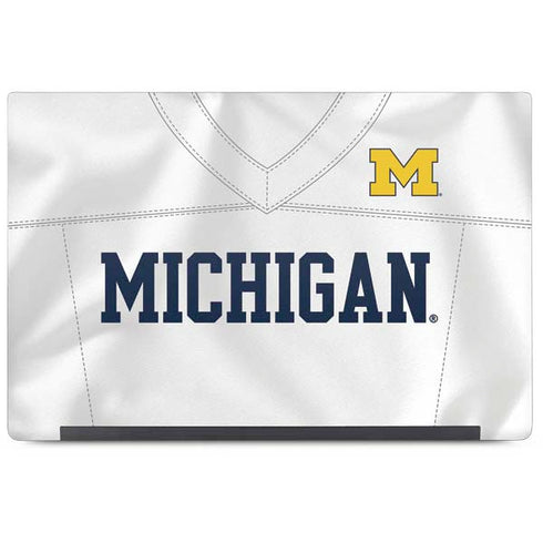 University of Michigan White Jersey Dell Latitude Skin