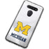 University of Michigan White Jersey LG K51/Q51 Clear Case
