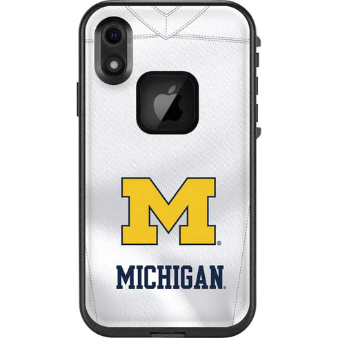 University of Michigan White Jersey LifeProof Fre iPhone Skin