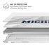 University of Michigan White Jersey MacBook Pro 14in (2021-24) Case plus Skin