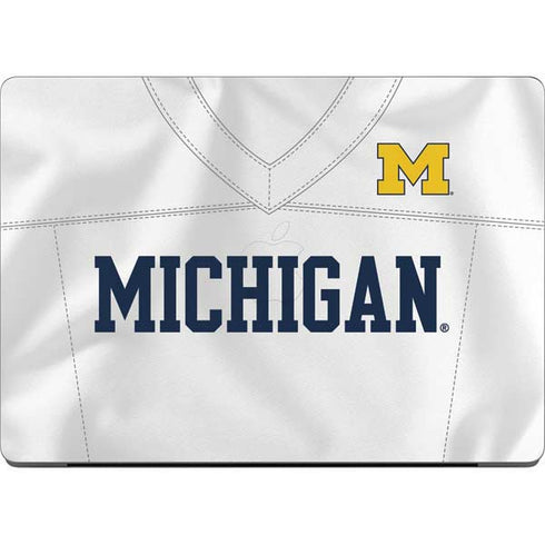 University of Michigan White Jersey MacBook Pro 14in (2021-24) Skin