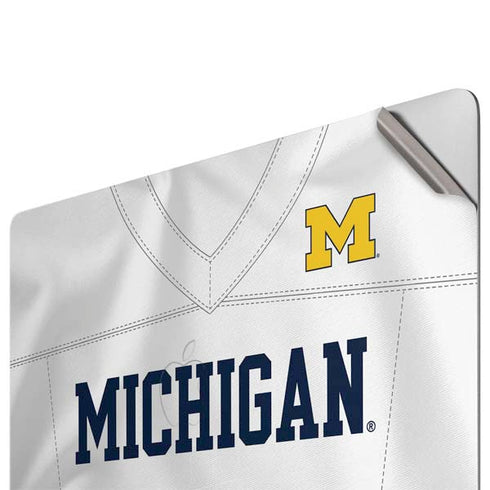 University of Michigan White Jersey Apple MacBook Pro 16-inch Skin