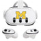 University of Michigan White Jersey Meta Quest 3 Skin