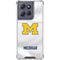 University of Michigan White Jersey Moto G 5G (2025) Clear Case