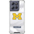 University of Michigan White Jersey Moto G 5G (2025) Clear Case