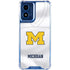 University of Michigan White Jersey Moto G 5G (2024) Clear Case