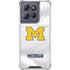 University of Michigan White Jersey Moto G Play 5G (2025) Clear Case