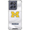 University of Michigan White Jersey Moto G Power 5G (2025) Clear Case