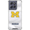University of Michigan White Jersey Moto G Stylus 5G (2025) Clear Case