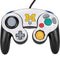 University of Michigan White Jersey Nintendo GameCube Controller Skin