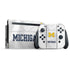 University of Michigan White Jersey Nintendo Switch Bundle Skin