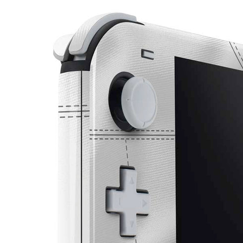 University of Michigan White Jersey Nintendo Switch Lite Skin