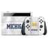 University of Michigan White Jersey Nintendo Switch OLED (2021) Skin