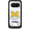 University of Michigan White Jersey Otterbox Commuter Galaxy Skin
