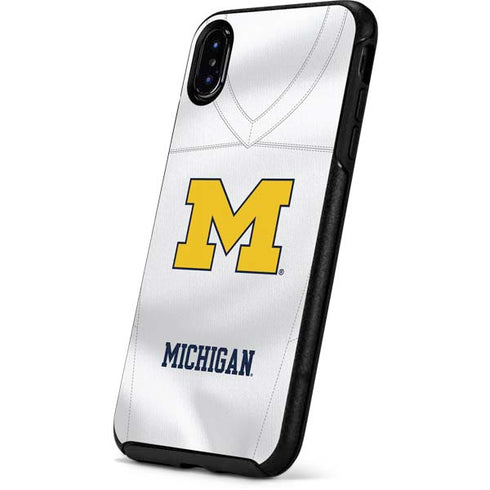 University of Michigan White Jersey Otterbox Symmetry iPhone Skin