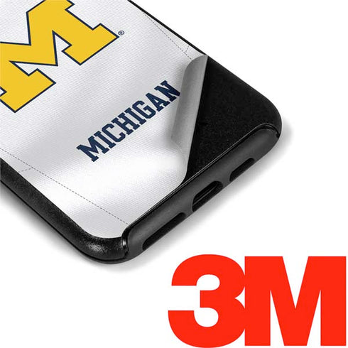 University of Michigan White Jersey Otterbox Symmetry iPhone Skin