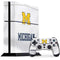 University of Michigan White Jersey PS4 Console and Controller Bundle Skin