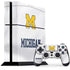University of Michigan White Jersey PS4 Console and Controller Bundle Skin