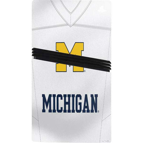 University of Michigan White Jersey PS5 Pro Bundle Skin