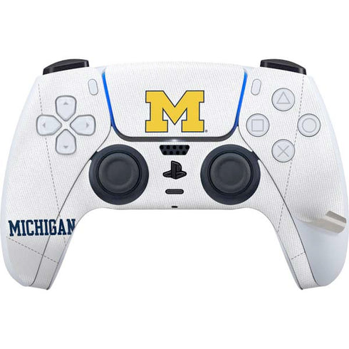 University of Michigan White Jersey PS5 Pro Bundle Skin