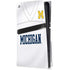 University of Michigan White Jersey PS5 Pro Disk Console Skin