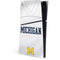 University of Michigan White Jersey PS5 Slim Digital Edition Console Skin
