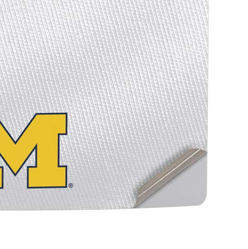 University of Michigan White Jersey PS5 Slim Digital Edition Console Skin