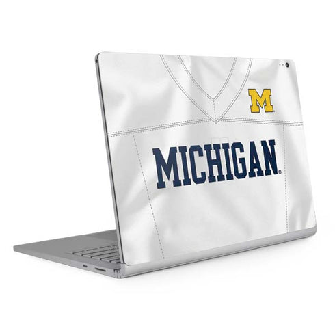 University of Michigan White Jersey Surface Book 2 13.5in Skin