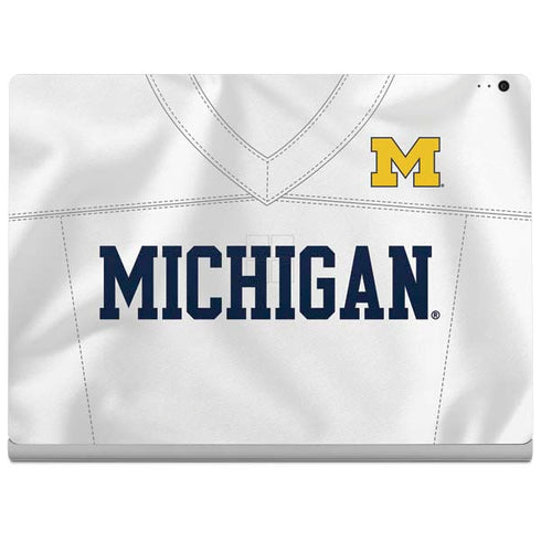 University of Michigan White Jersey Surface Book 2 13.5in Skin