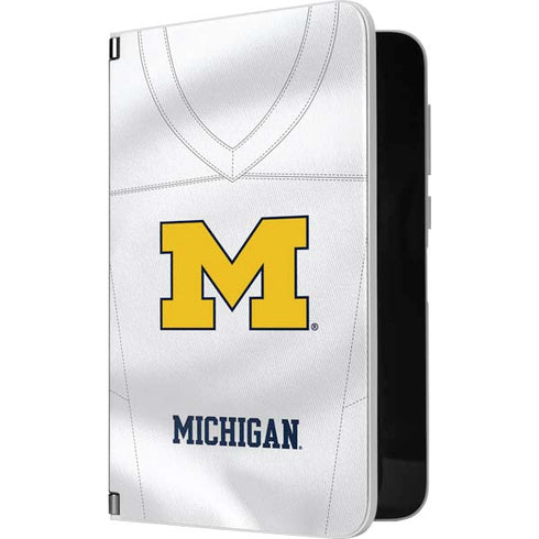 University of Michigan White Jersey Surface Duo Skin