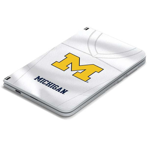 University of Michigan White Jersey Surface Duo Skin
