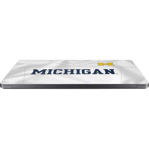 University of Michigan White Jersey Surface Laptop 7 15in Skin