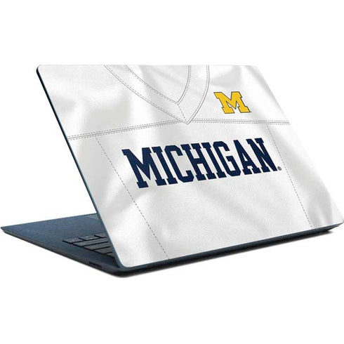 University of Michigan White Jersey Surface Laptop Skin