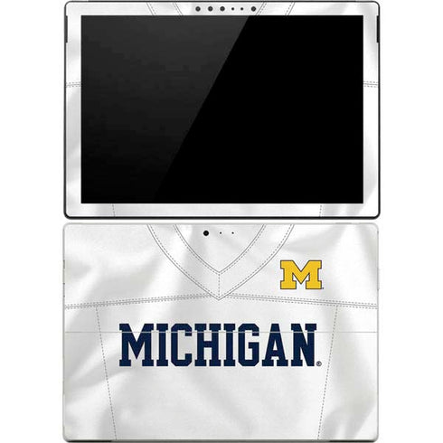 University of Michigan White Jersey Surface Pro 4 Skin