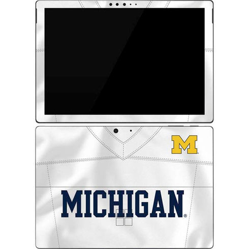 University of Michigan White Jersey Surface Pro 7 Skin