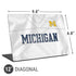 University of Michigan White Jersey Universal Laptop 12in (9.8 x 6.8in) Skin