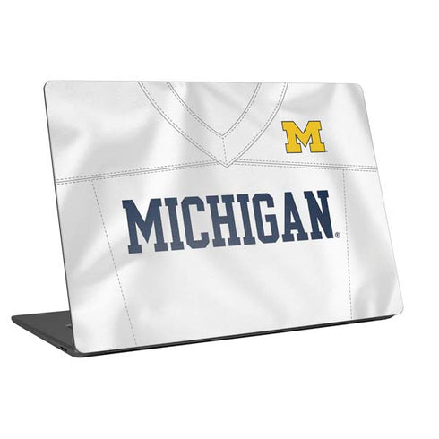 University of Michigan White Jersey Universal Laptop 15in (12.2 x 8.8in) Skin