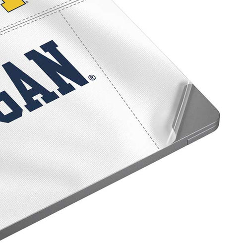 University of Michigan White Jersey Universal Laptop 15in (12.2 x 8.8in) Skin