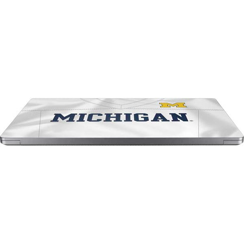 University of Michigan White Jersey Universal Laptop 17in (13.8 x 10in) Skin