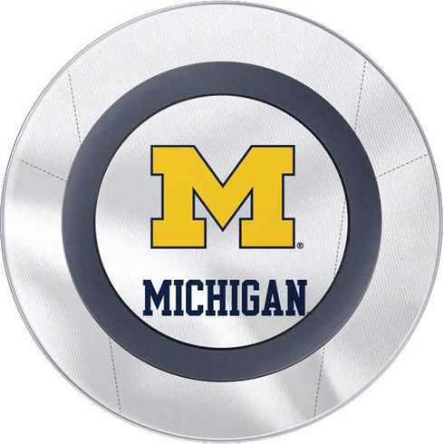 University of Michigan White Jersey Wireless Charger Skin