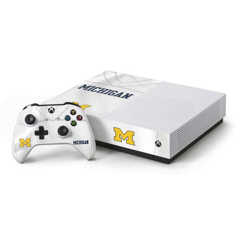 University of Michigan White Jersey Xbox One Skins