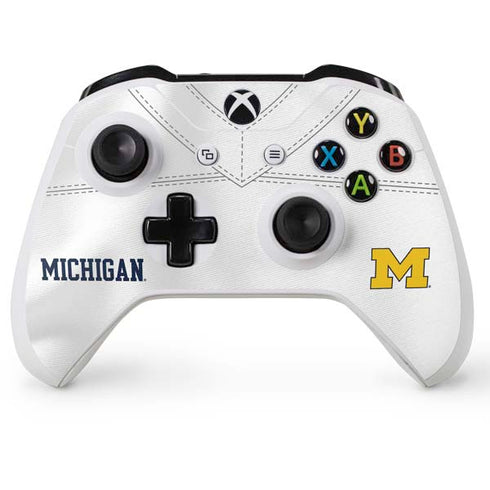 University of Michigan White Jersey Xbox One Skins