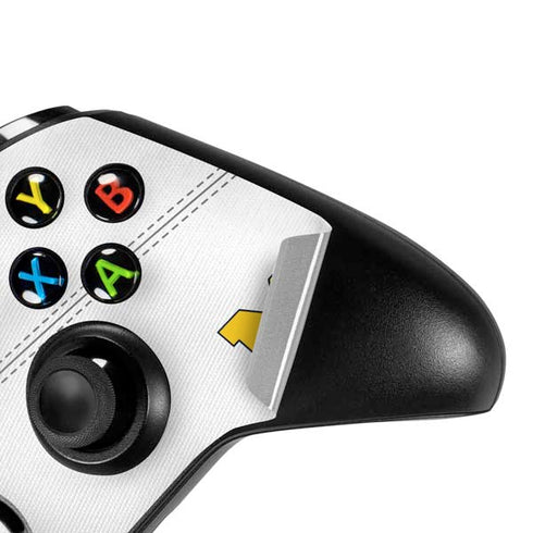 University of Michigan White Jersey Xbox One X Controller Skin