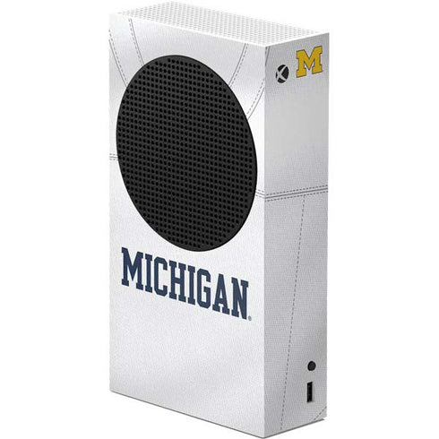 University of Michigan White Jersey Xbox Series S Skins
