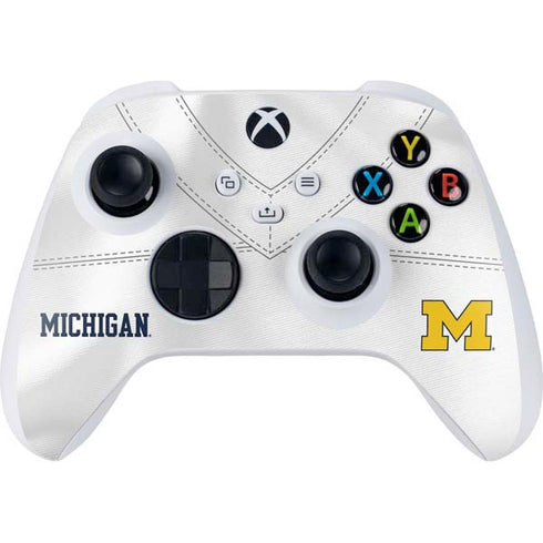University of Michigan White Jersey Xbox Series S Skins