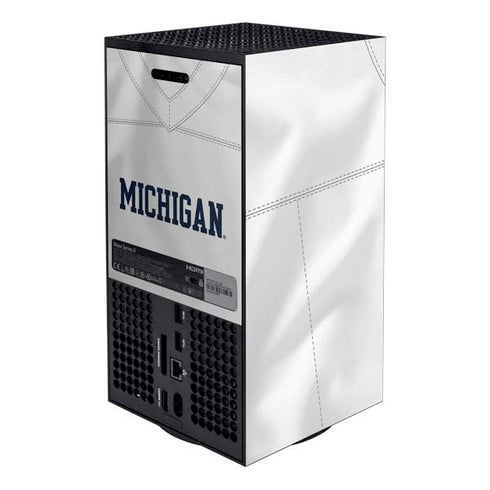 University of Michigan White Jersey Xbox Series X Bundle Skin