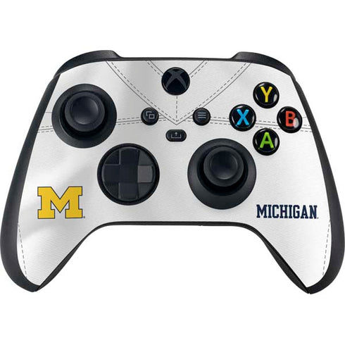 University of Michigan White Jersey XBox Series X Digital Edition Bundle Skin